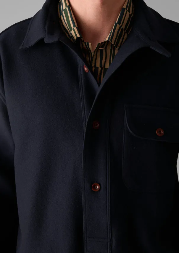 TOAST Shirts*Wool Cashmere Overshirt