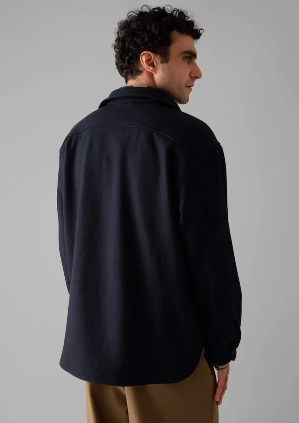 TOAST Shirts*Wool Cashmere Overshirt
