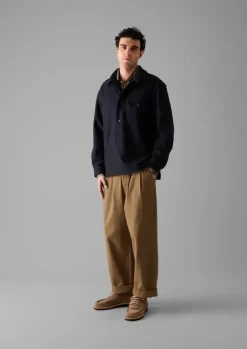 TOAST Shirts*Wool Cashmere Overshirt