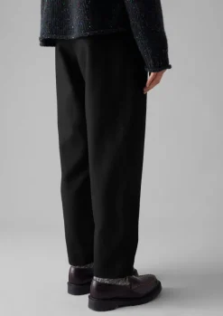 Women TOAST Trousers*Wool Flannel Pleat Front Trousers