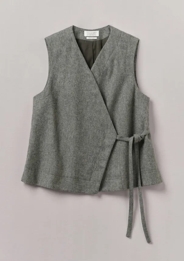 Women TOAST Coats & Jackets*Wool Flannel Sleeveless Jacket