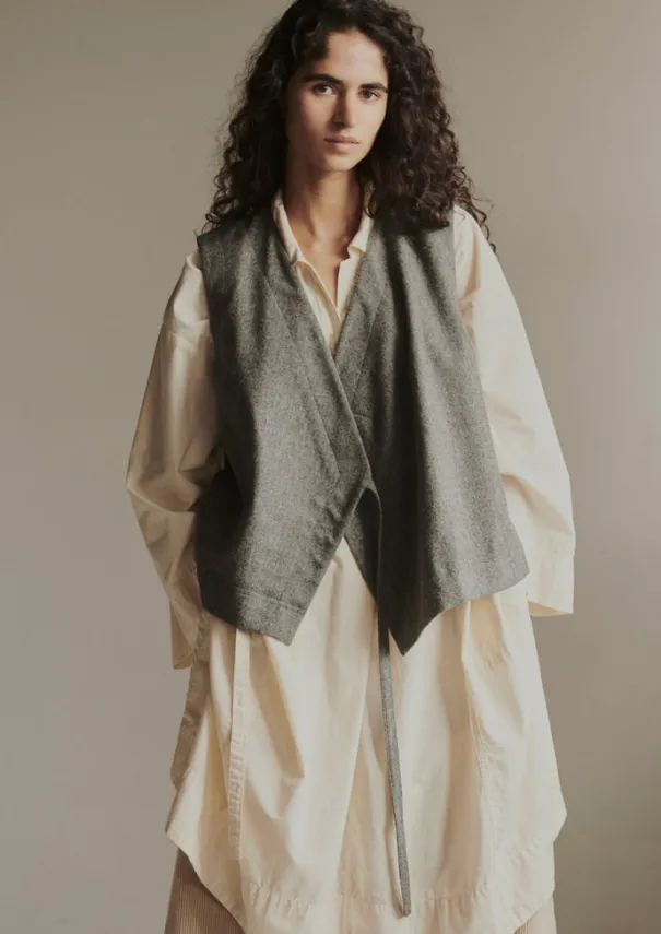 Women TOAST Coats & Jackets*Wool Flannel Sleeveless Jacket