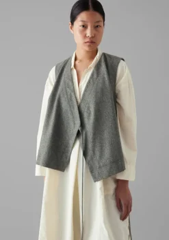 Women TOAST Coats & Jackets*Wool Flannel Sleeveless Jacket