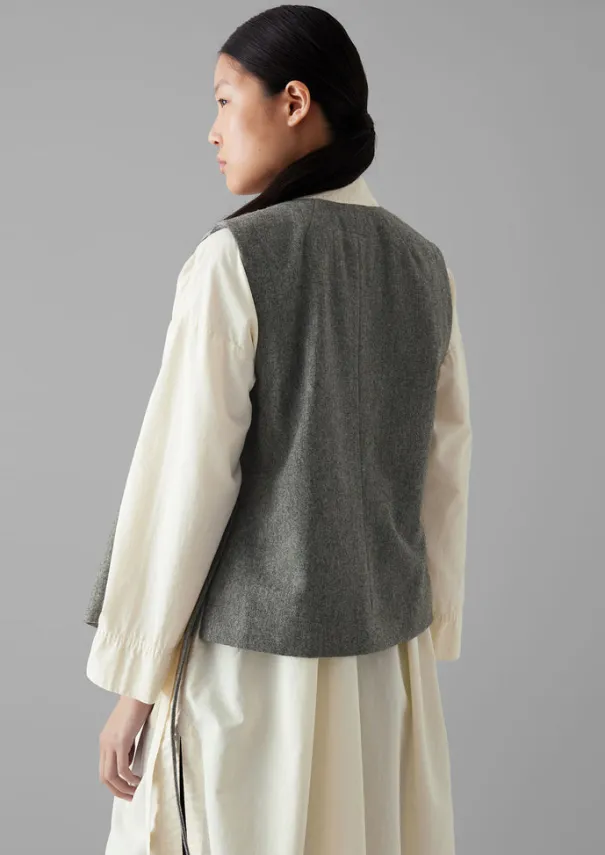 Women TOAST Coats & Jackets*Wool Flannel Sleeveless Jacket