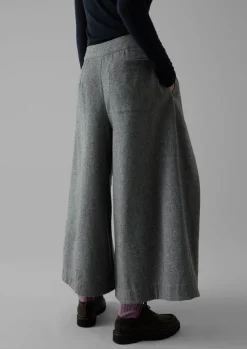 Women TOAST Skirts|Trousers*Wool Flannel Tie Front Culottes