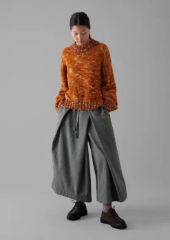 Women TOAST Skirts|Trousers*Wool Flannel Tie Front Culottes