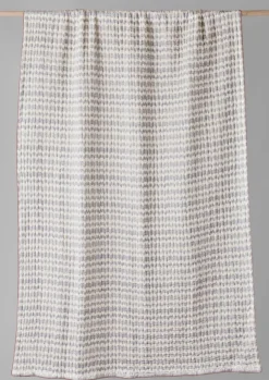 TOAST Textiles|Blankets & Throws*Zig Zag Block Print Cotton Quilt